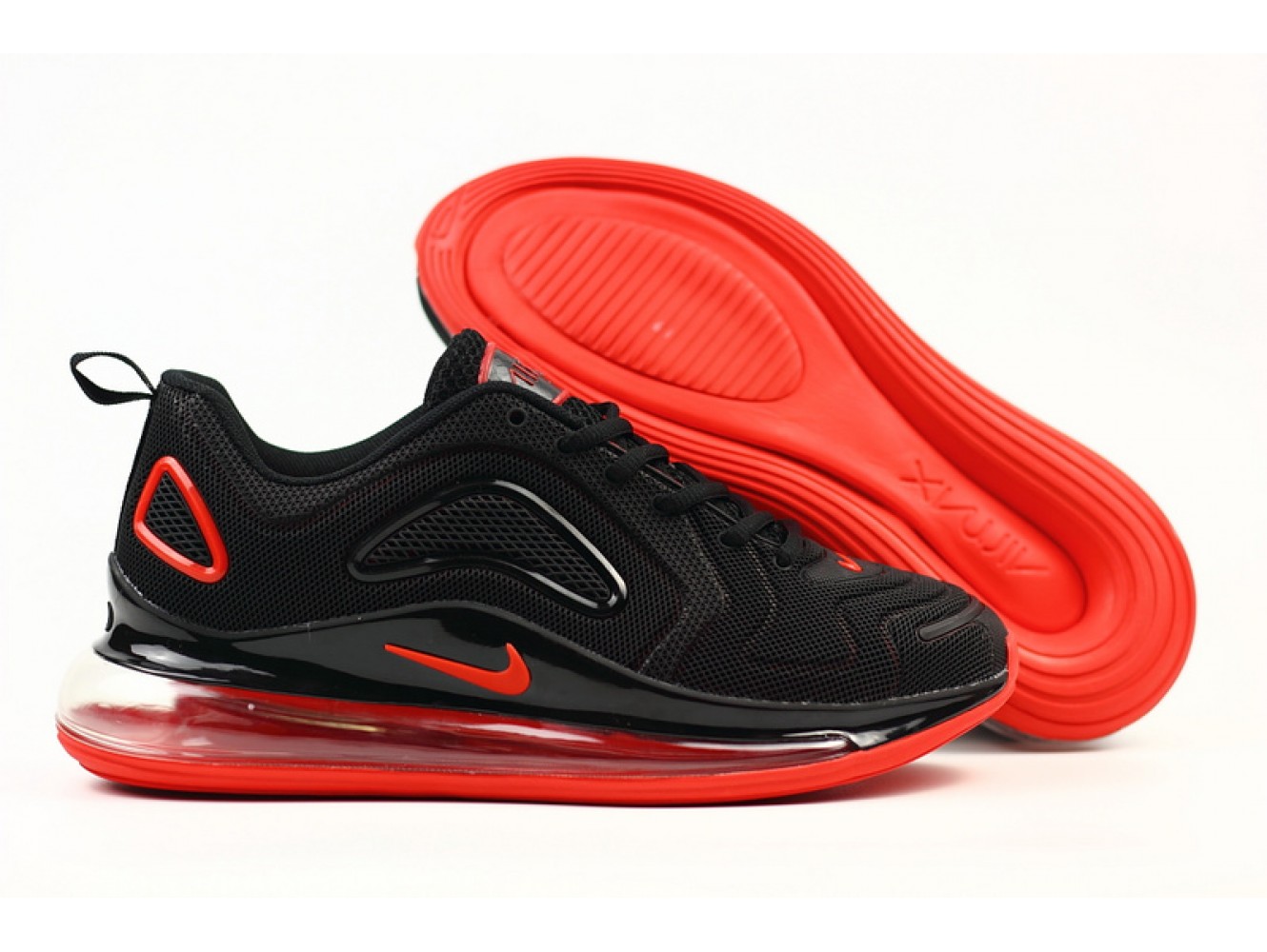 Найки на баллонах. Nike Air Max 720 Black Red. Nike кроссовки Air Max 720. Nike Air Max 720 Black. Nike Air Max 720 красные.