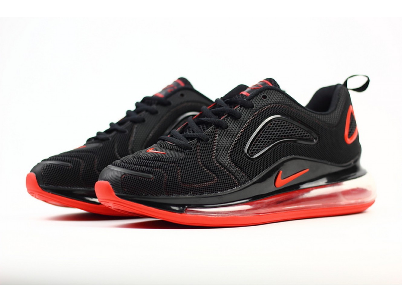 nike air max 720 black and red