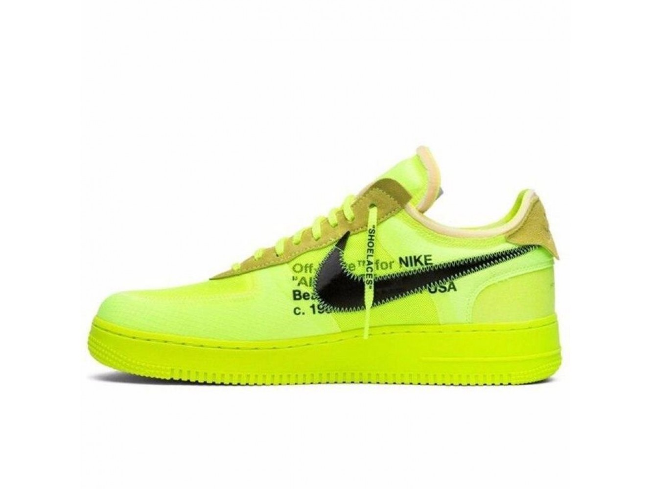 air force 1 x off white green