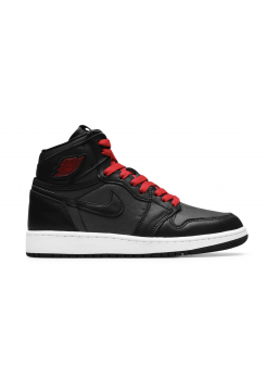 Air Jordan 1 Satin Black Gym Red
