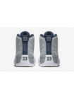 Кроссовки Nike Air Jordan 12 Retro Серый-Голубой (005)