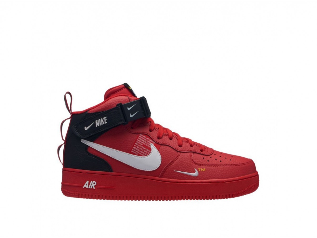 NIKE AIR FORCE 1 MID '07 LV8 (RED) (36 