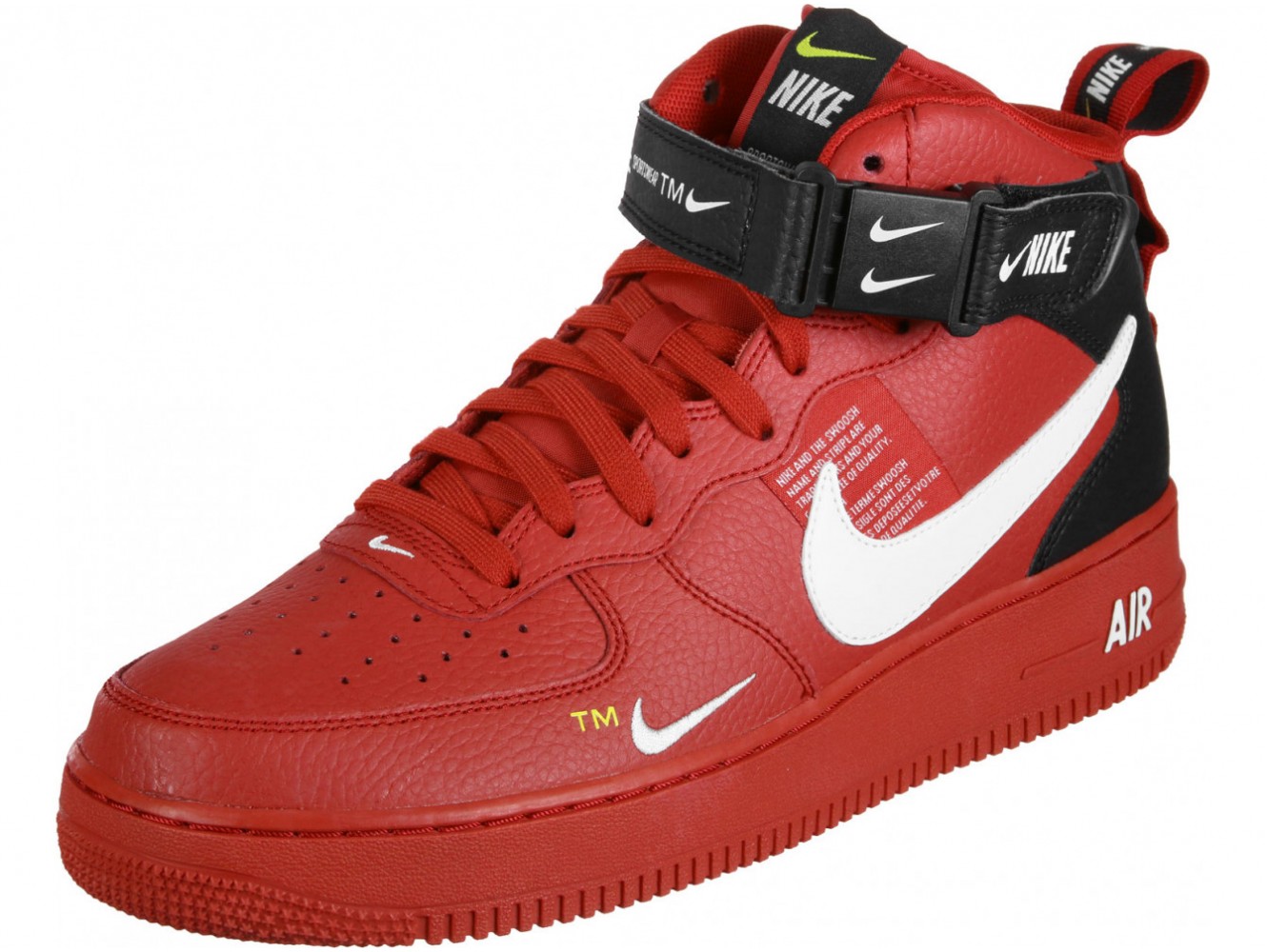 red nike air force 1 mid lv8