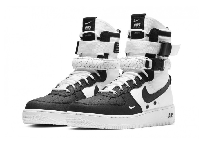 Кроссовки унисекс Nike SF-Air Force 1 Белый/Черный