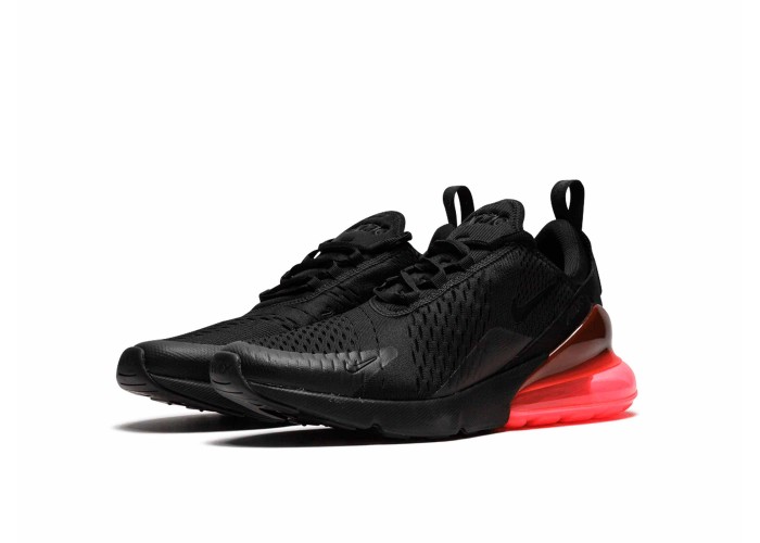 Кроссовки Nike Air Max 270 (чёрный/красный/оранжевый)