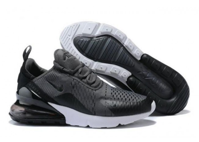 Мужские кроссовки Nike Air Max 270 (серый/чёрный/белый)