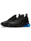 Мужские кроссовки Nike Air Max 270 (чёрный/синий)