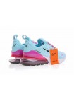 Женские кроссовки Nike Air Max 270 (синий/розовый/чёрный/белый)