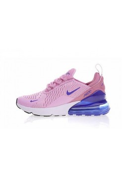 Женские кроссовки Nike Air Max 270 (розовый/белый/синий)