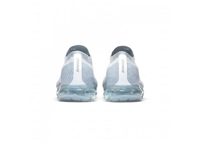 Женские кроссовки Nike Air Vapormax Flyknit (бело-серый)