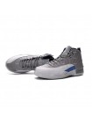 Мужские кроссовки Nike Air Jordan 12 Retro (серо-белый)