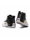 Мужские кроссовки Nike Air Jordan 12 Retro (черно-белый)