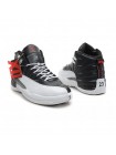 Мужские кроссовки Nike Air Jordan 12 Retro (черно-белый)