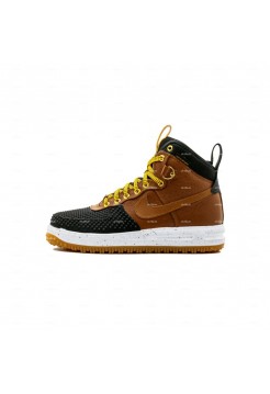 Мужские кроссовки Nike Lunar Force 1 Duckboot (коричнево-черный)