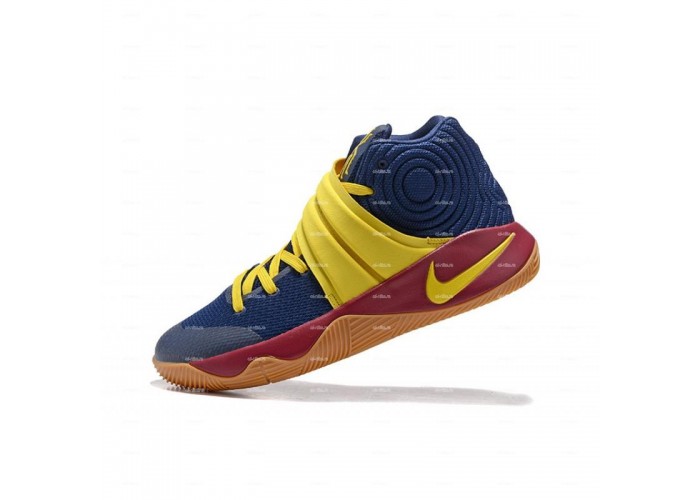 Мужские кроссовки Nike Kyrie 2  (сине-желтый)