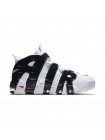 Мужские кроссовки Nike Air More Uptempo (бело-черный)