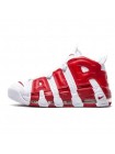 Мужские кроссовки Nike Air More Uptempo (бело-красный)